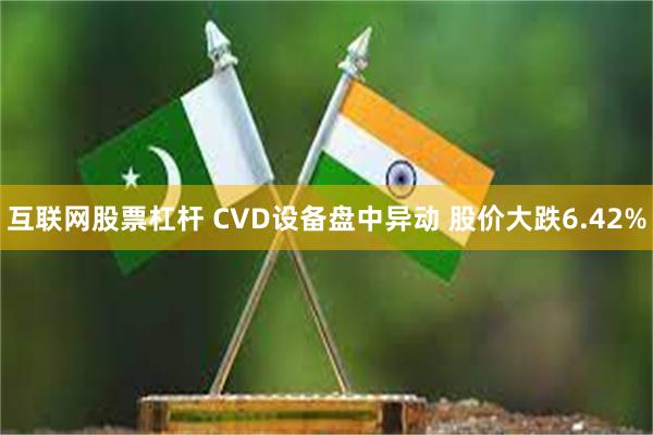 互联网股票杠杆 CVD设备盘中异动 股价大跌6.42%