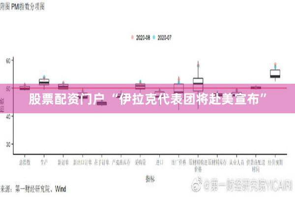 股票配资门户 “伊拉克代表团将赴美宣布”